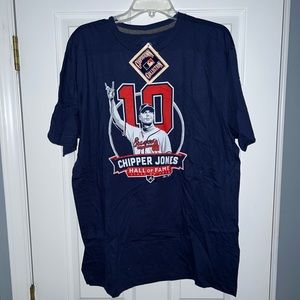 NWT Chipper Jones Atlanta Braves Hall of Fame Shirt